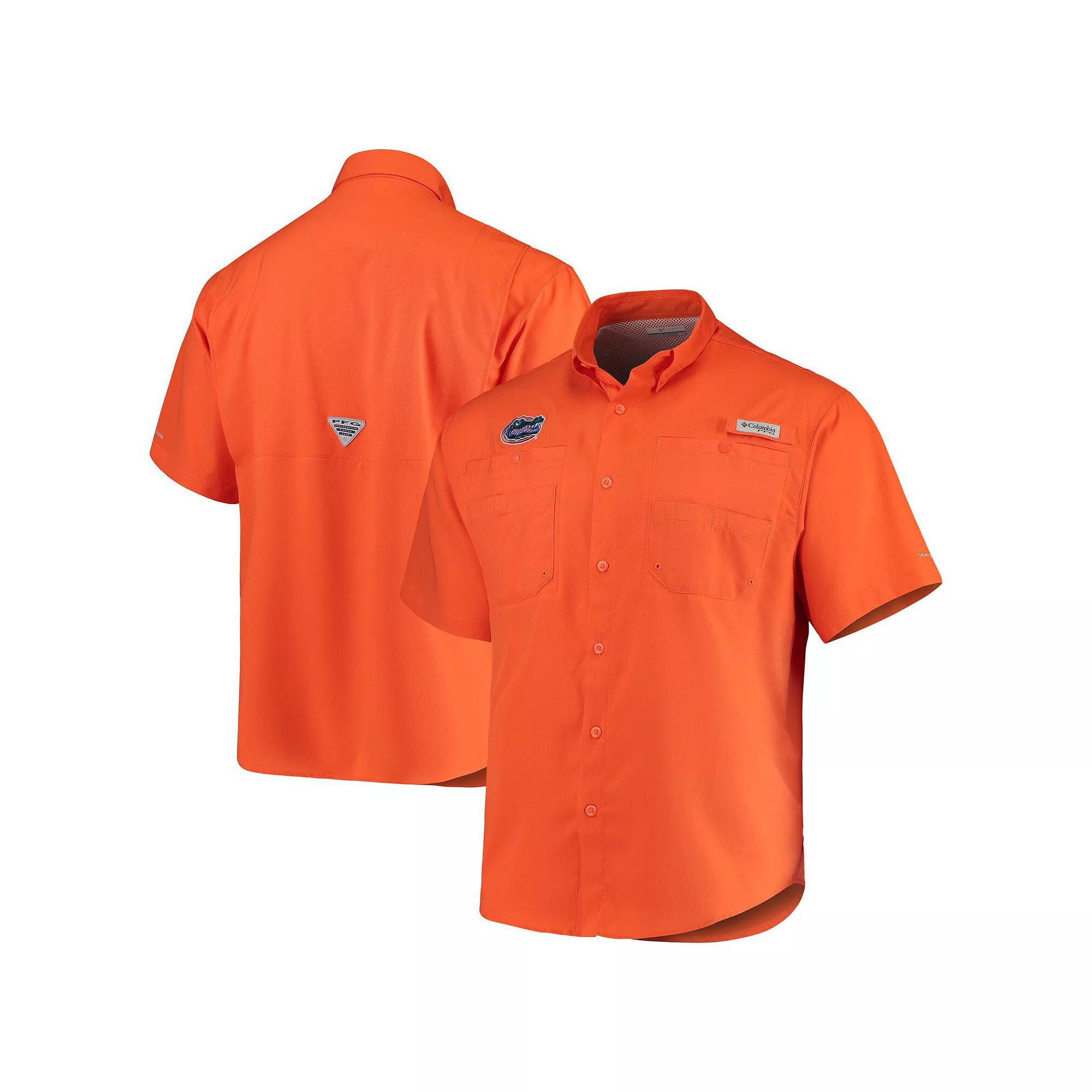 Men's Columbia Navy Auburn Tigers Big & Tall Collegiate Tamiami Button-Down Shirt,  Product Image