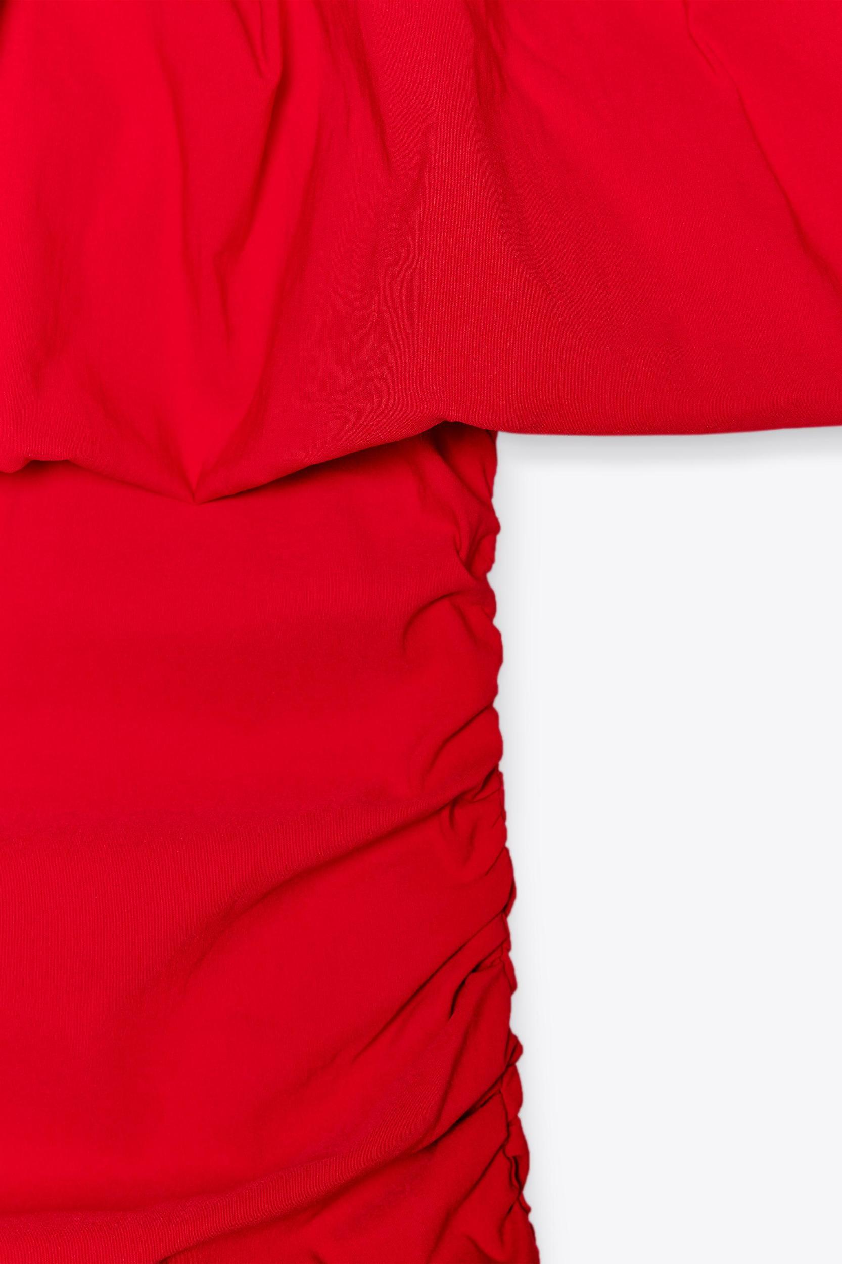 RUFFLE MINI DRESS Product Image