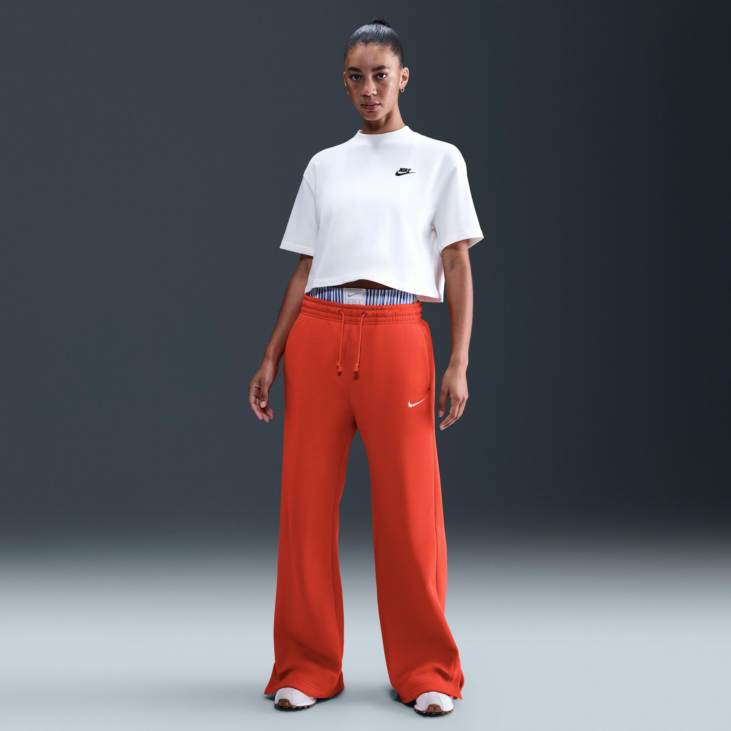 Nike Sportswear Phoenix Fleece Women's High-Waisted Wide-Leg Pants Product Image
