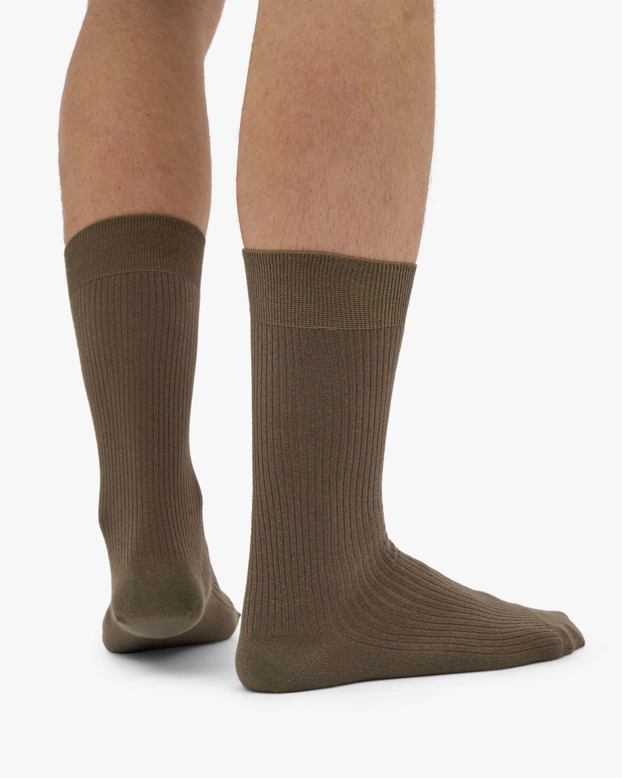 Classic Organic Sock - Dusty Olive Product Image