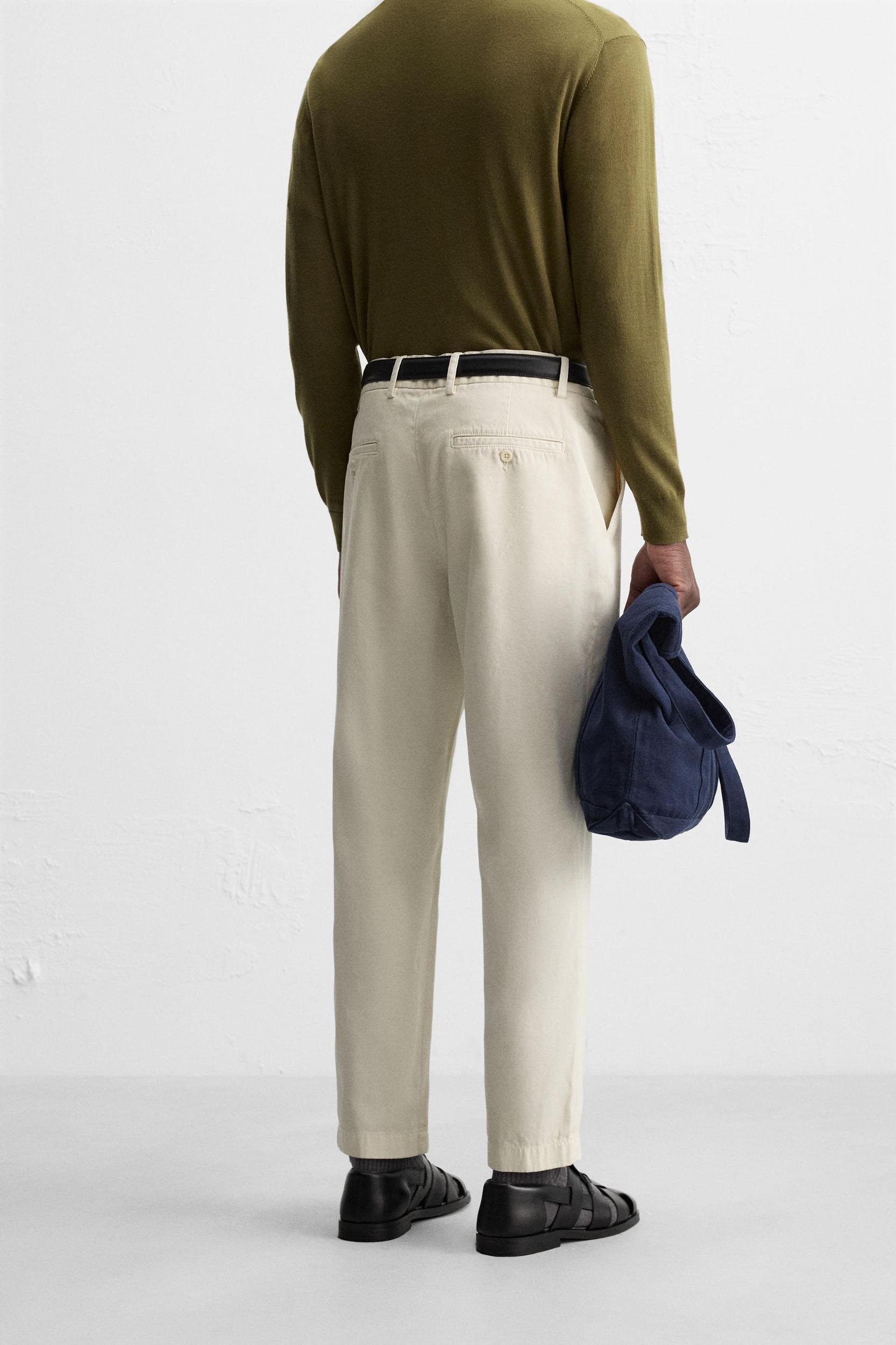 TWILL CHINO PANTS Product Image