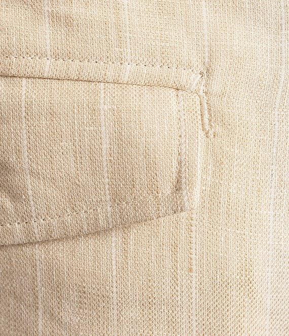 Murano Baird McNutt Linen Lucas Slim Fit Stripe Suit Separates Pants Product Image