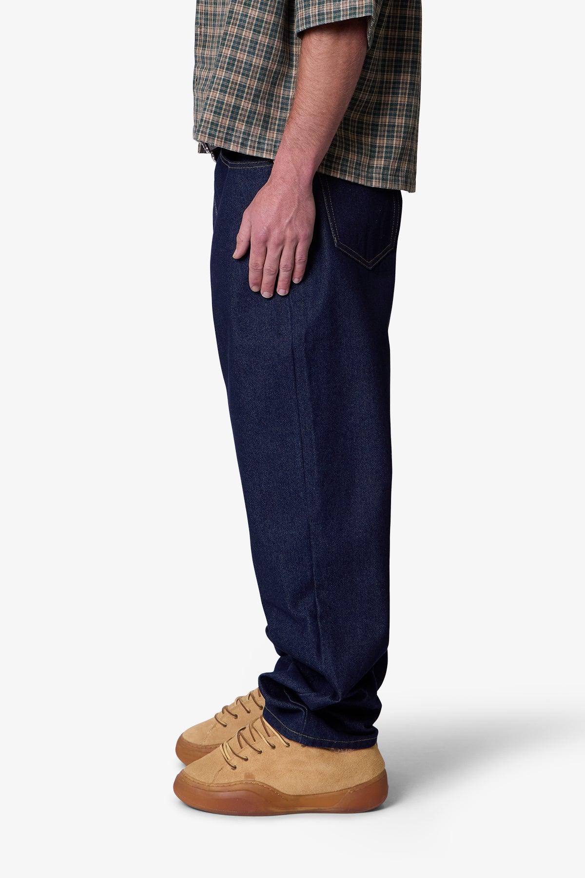 Raw Ultra Baggy Denim - Rinsed Indigo Product Image