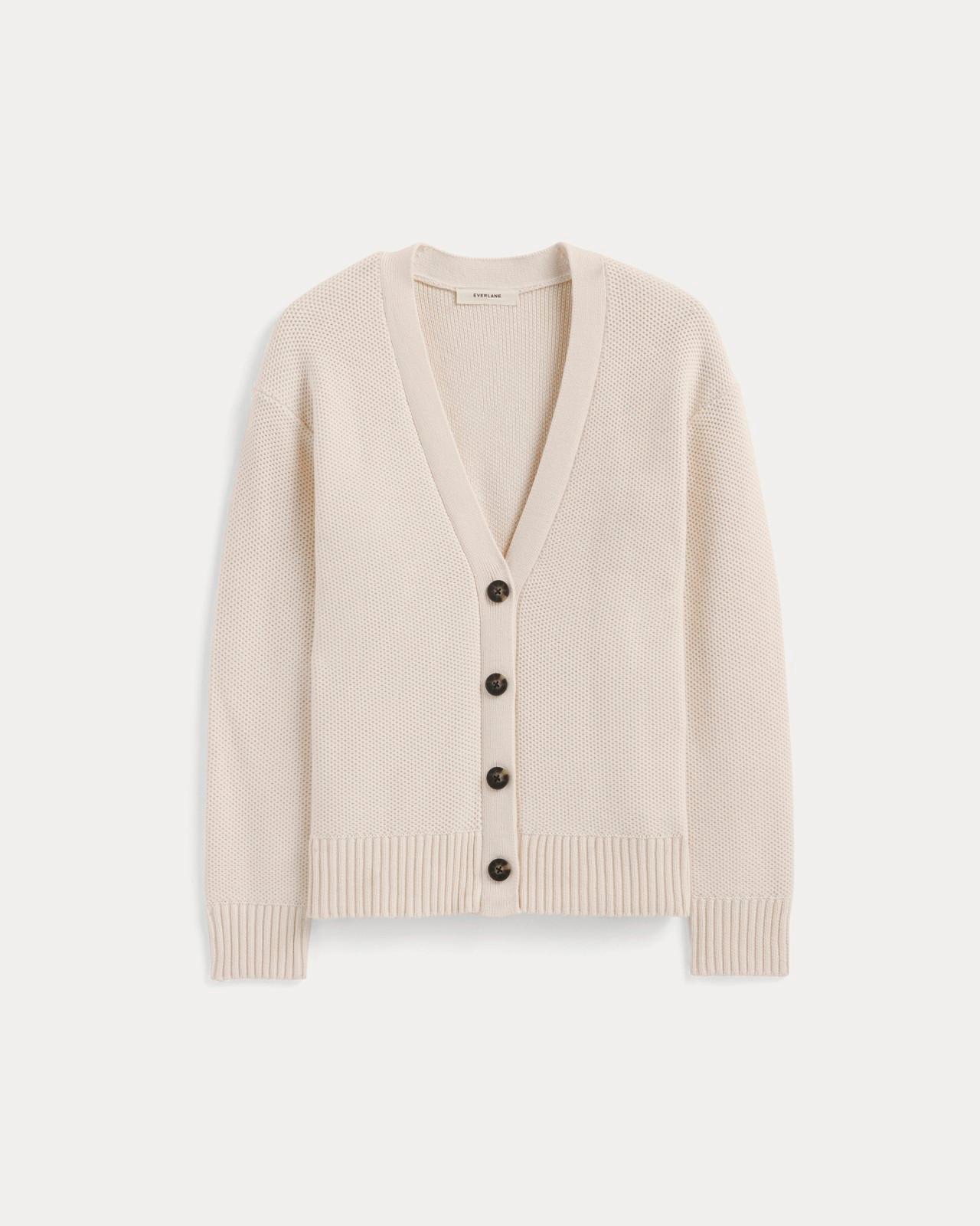 Womens Cotton Honeycomb Cardigan by Everlane Product Image