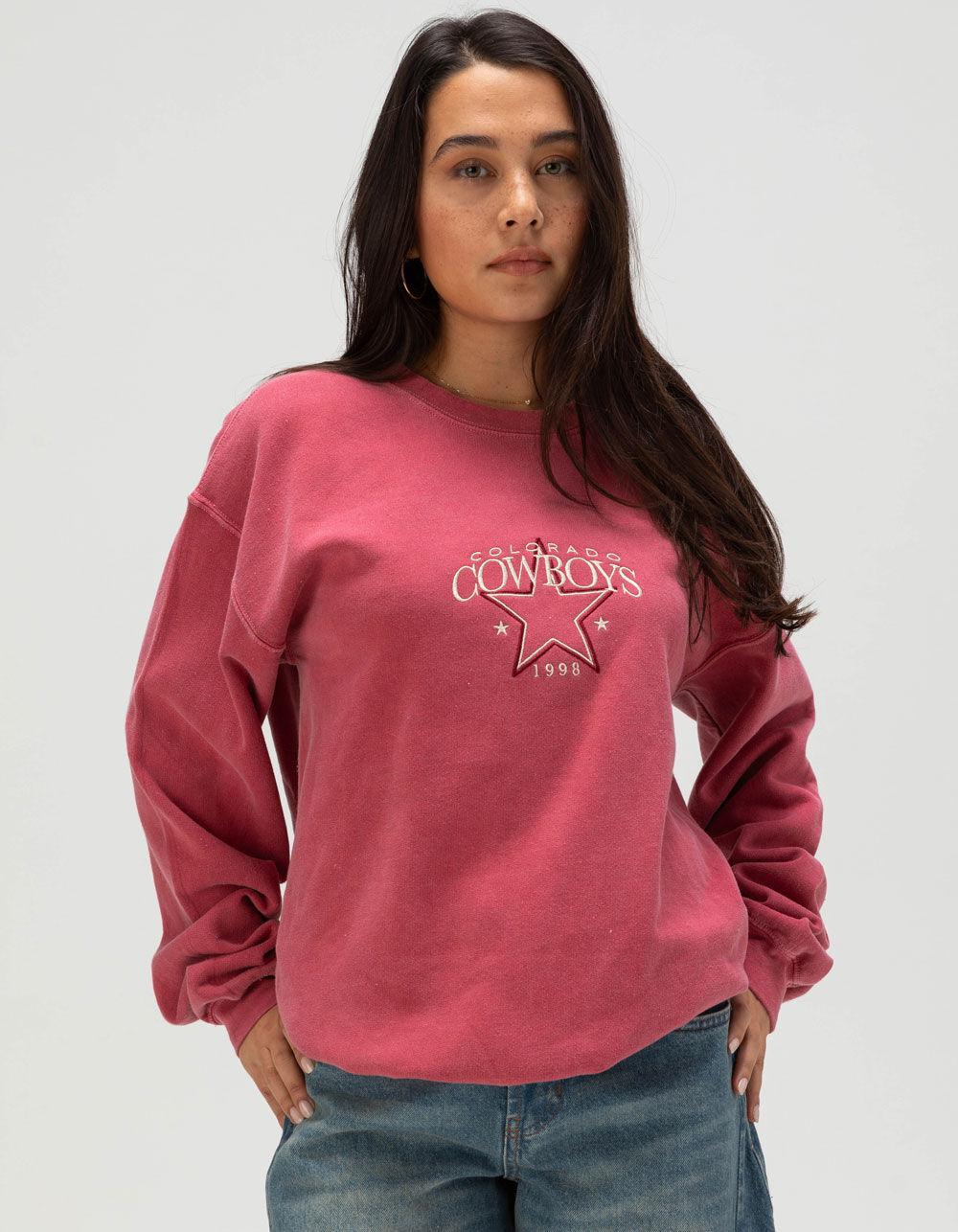 BDG Urban Outfitters Colorado Cowboys Womens Crewneck Sweatshirt - RED Product Image