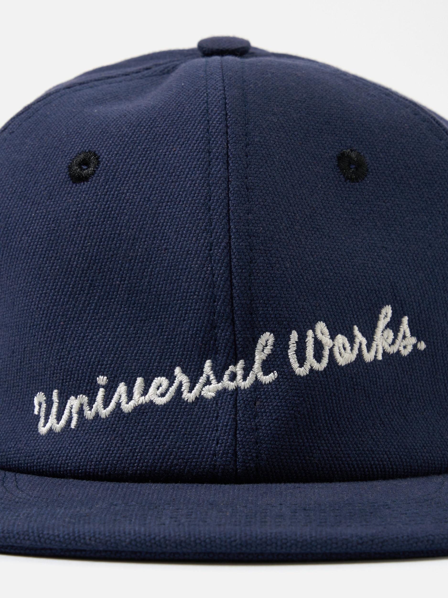 Navy Canvas Baseball Hat Product Image