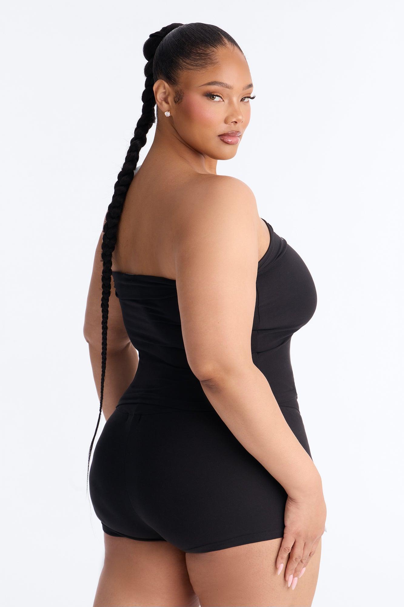 Let's Bach Bride PJ Tank & Short Set - Black/White Female Product Image