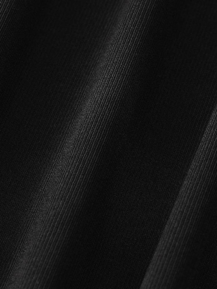 Acetate Ballon Sleeves Patchwork Women Top Product Image