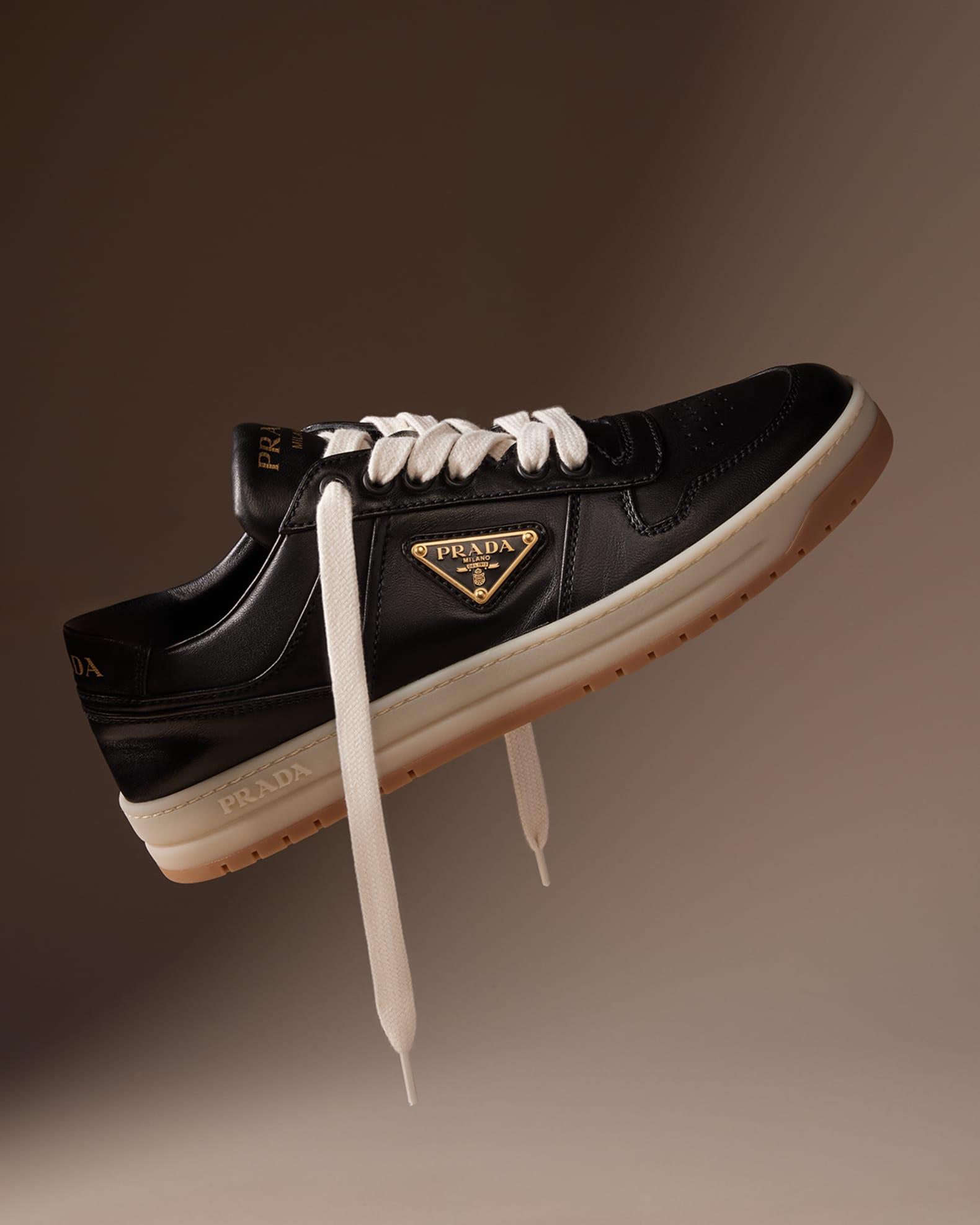 Leather Low-Top Sneakers Product Image