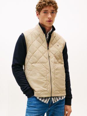 Water-Repellent Insulated Quilted Vest Product Image