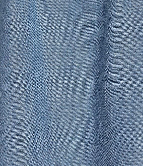 Nurture Petite Size Woven Short Sleeve V-Neck Top Product Image