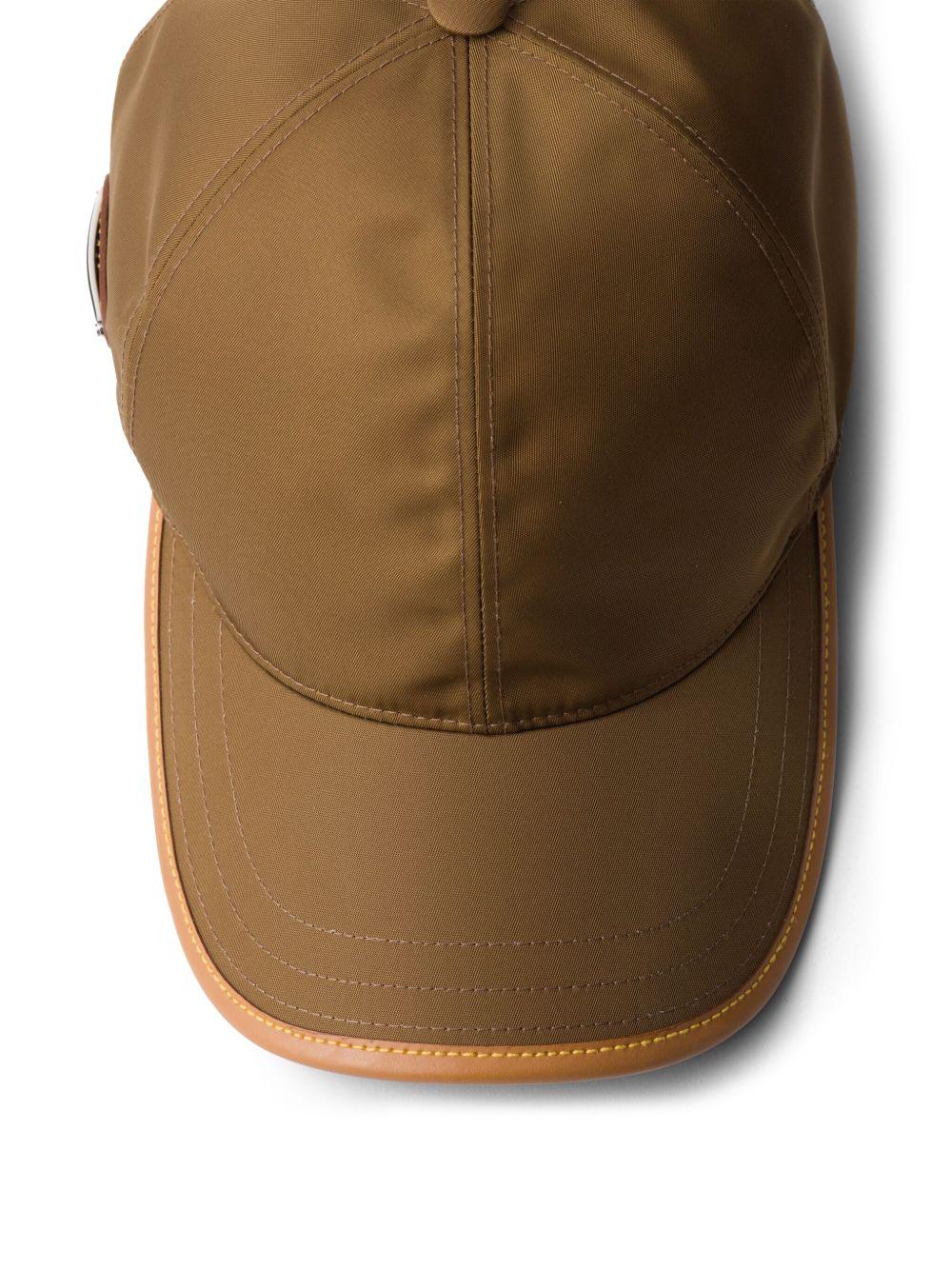 Re-Nylon triangle-logo baseball cap Product Image