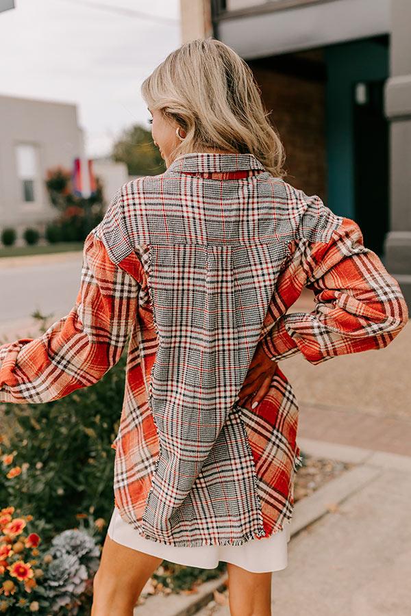 Fall Sunset Flannel Tunic Product Image
