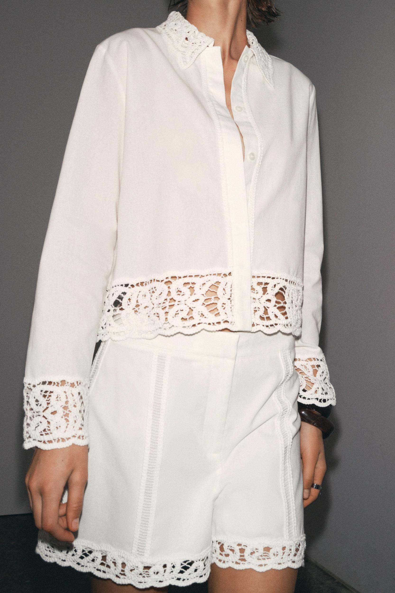 ZW COLLECTION CROCHET SHORTS Product Image