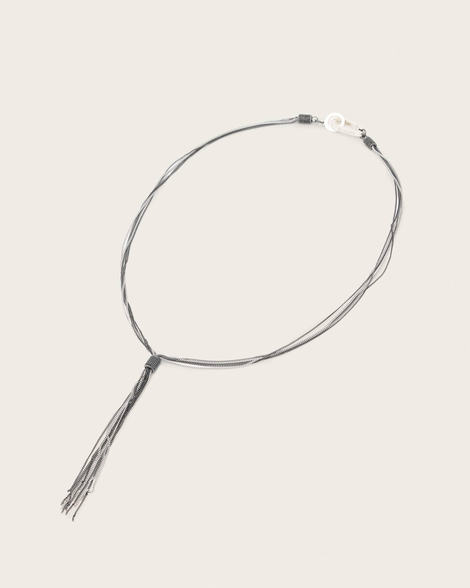 Fleur Two Tone Multi-Chain Necklace Product Image