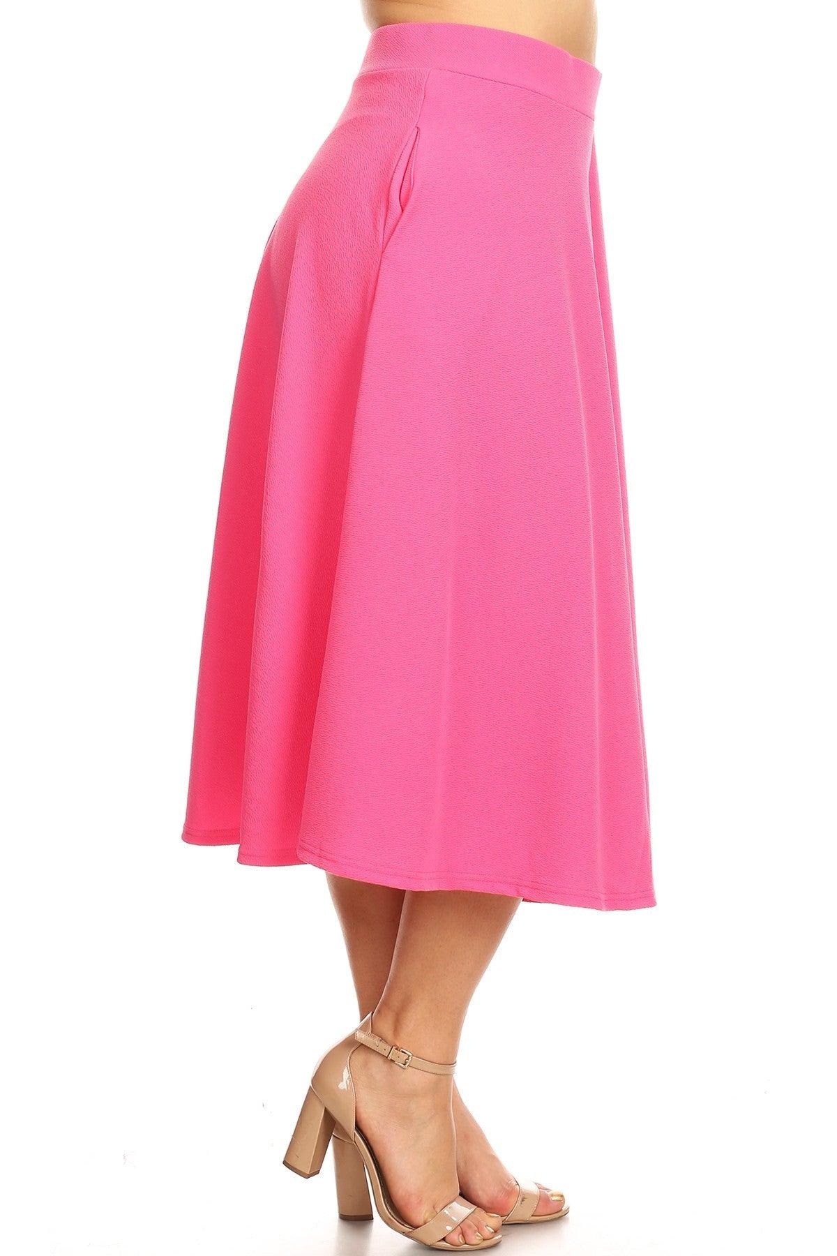 Tasmin Flare Midi Skirts - Plus Product Image