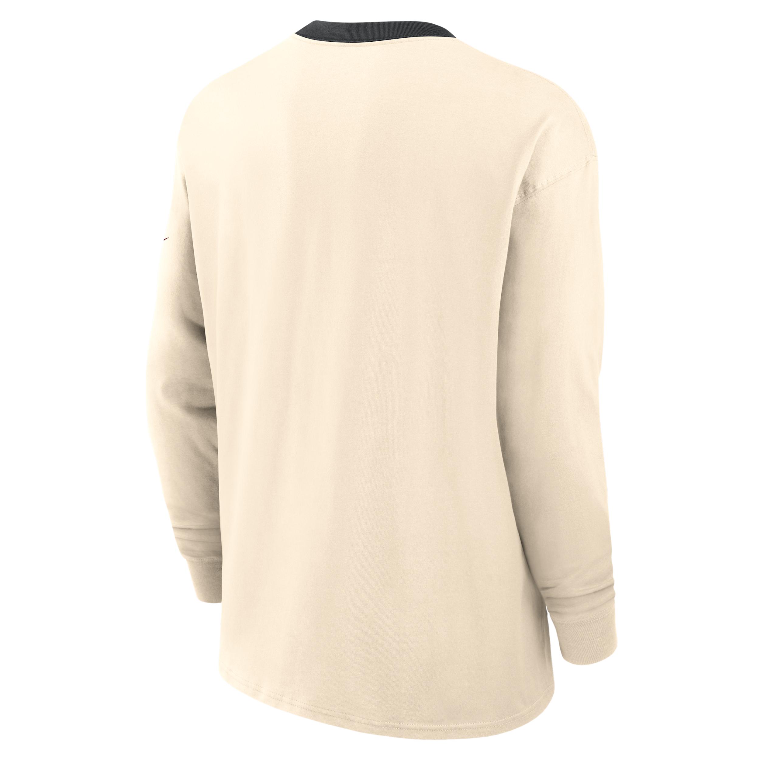 Iowa Athletic Prep Max90 Pocket Logo Nike Mens College Long-Sleeve T-Shirt | 01ND014MIA-UPP Product Image