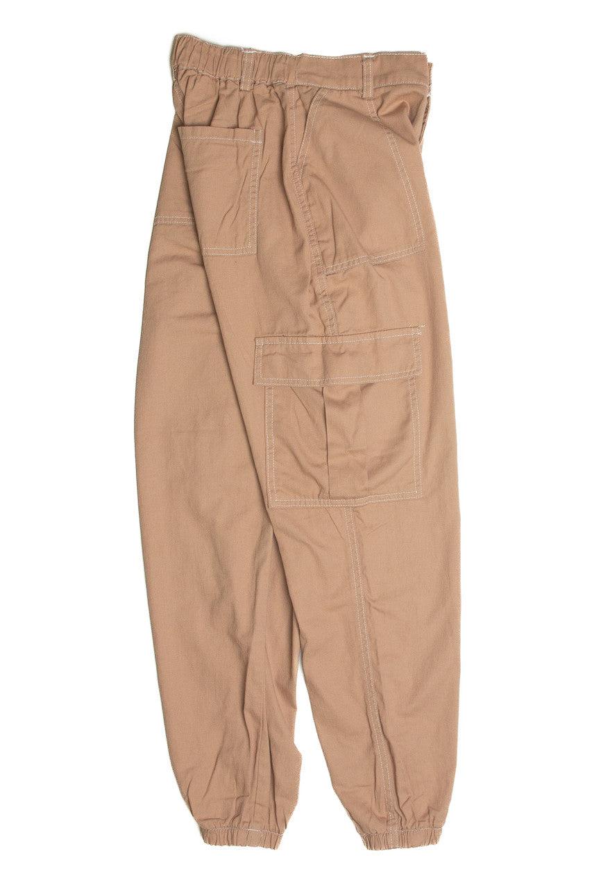 Taupe Cargo Joggers Product Image
