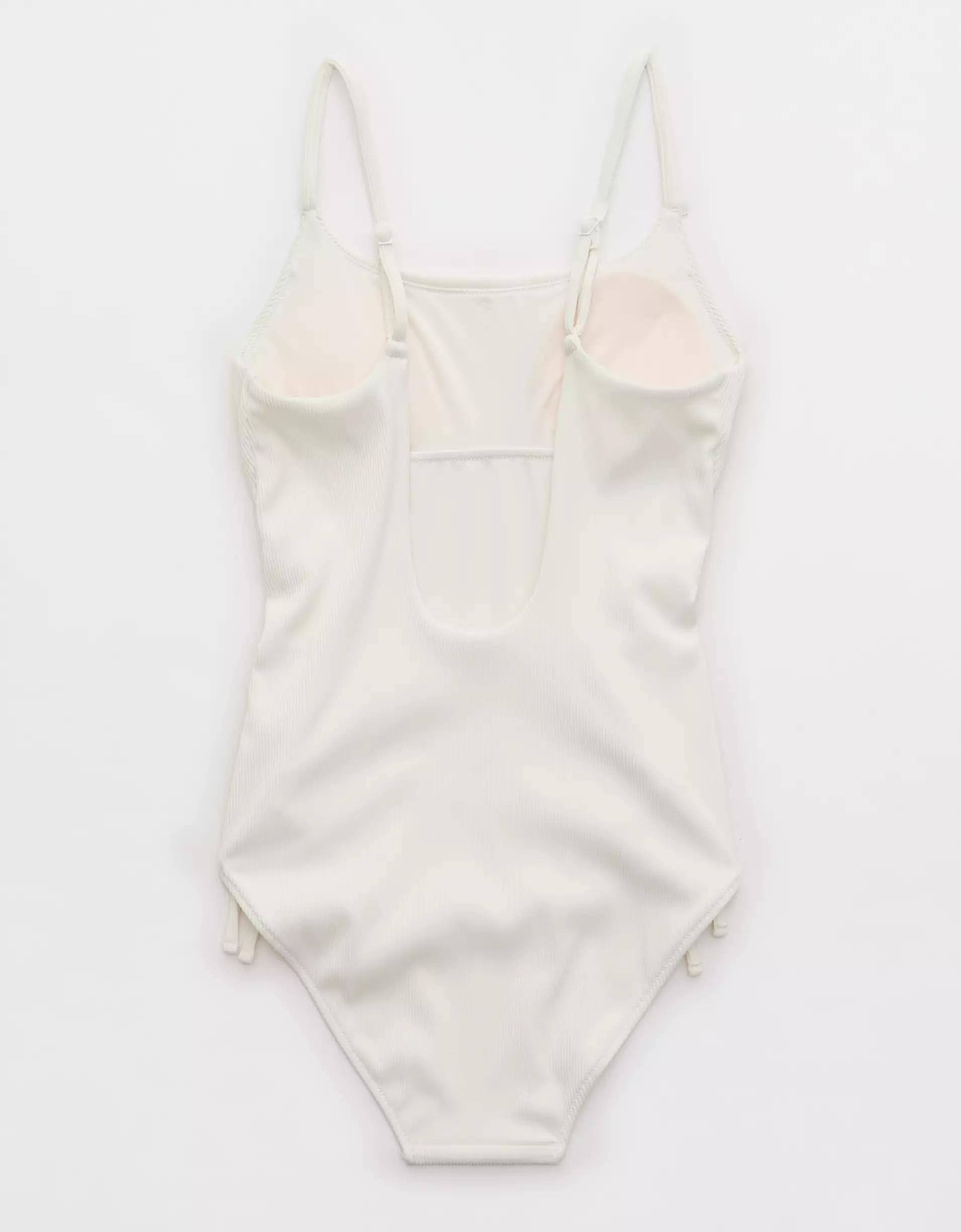 Aerie Ribbed Scoop One Piece Swimsuit Product Image