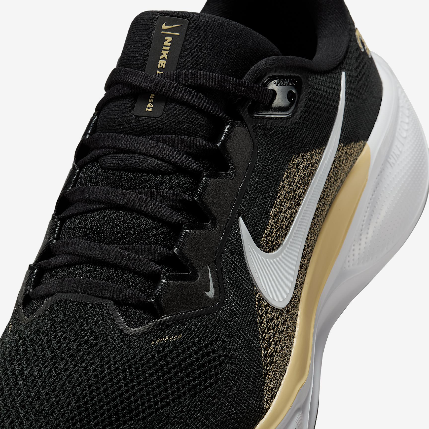 New Orleans Saints Pegasus 41 Nike Men's NFL Road Running Shoes Product Image
