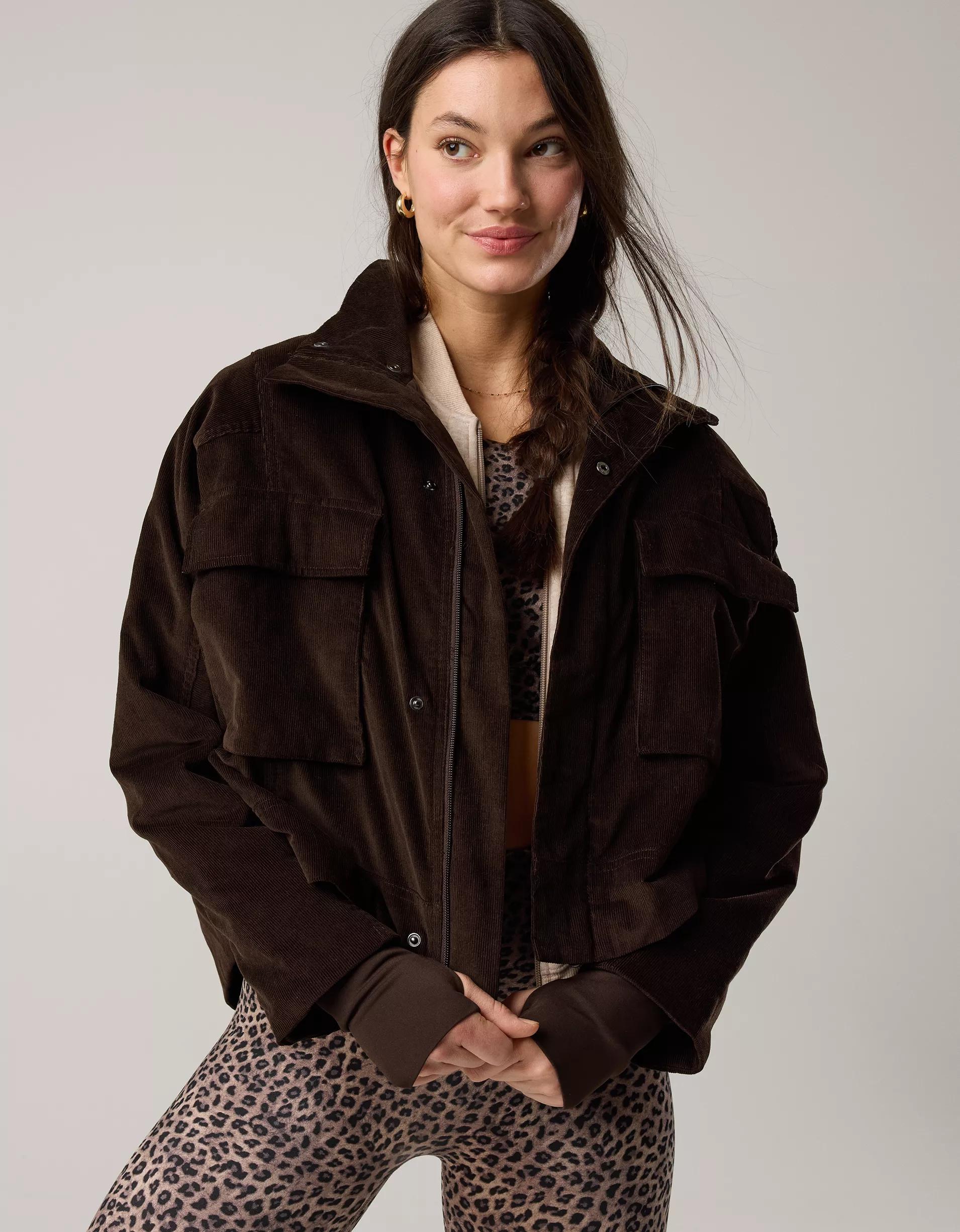 OFFLINE By Aerie Cropped Corduroy Jacket Product Image