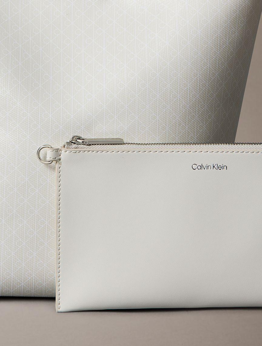 Allover Emblem Logo Bucket Bag with Pouch Product Image