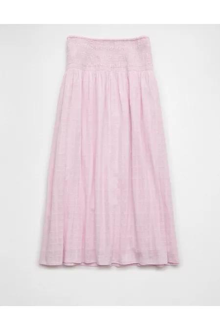 AE High-Waisted Smocked Maxi Skirt Women's Product Image
