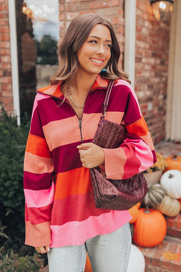 Picking Pumpkins Stripe Sweater Product Image