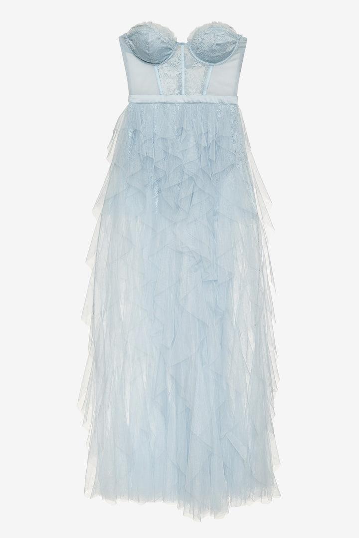 Bustier Gown — Blue Product Image