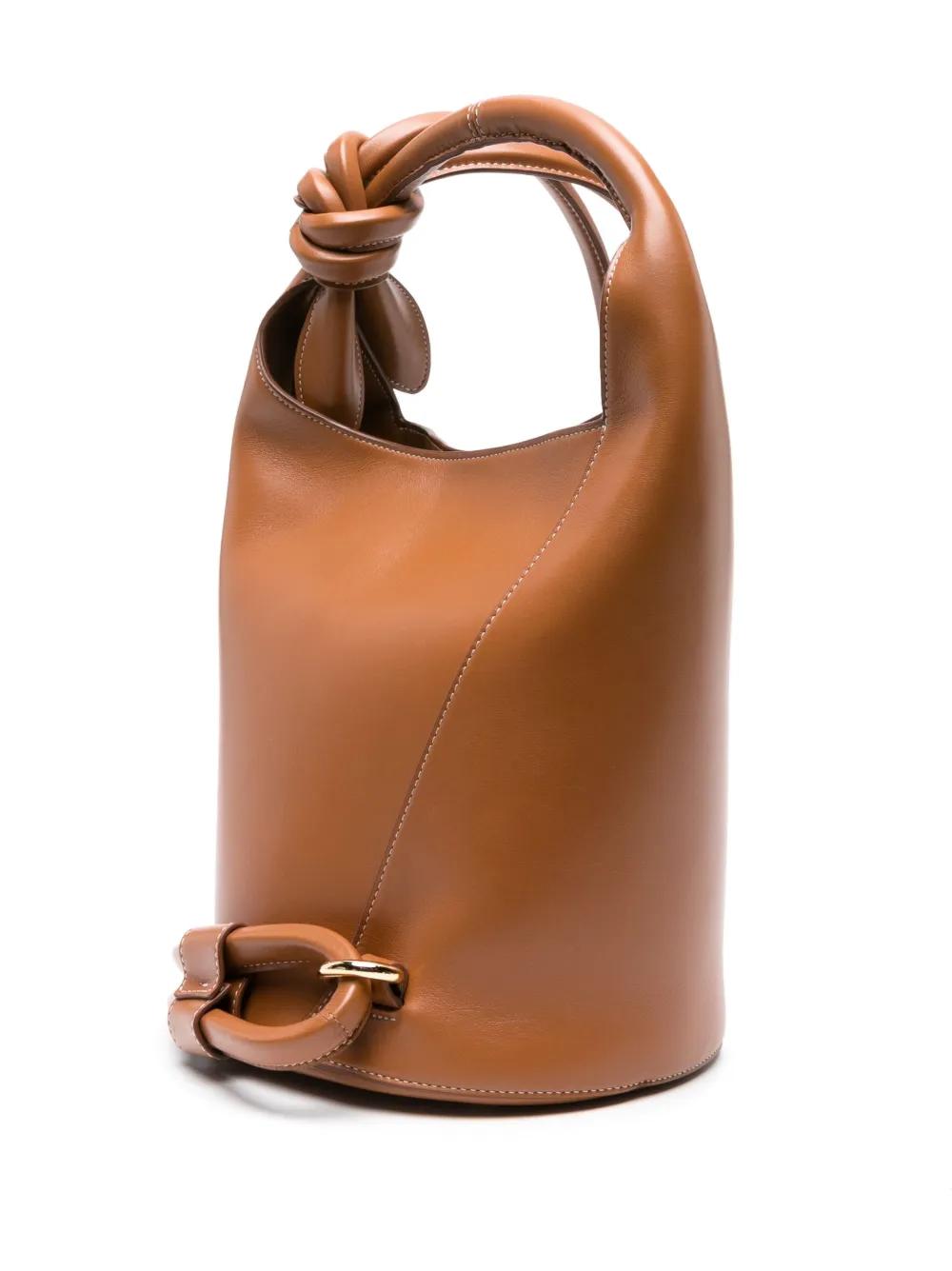 Le Petit Tourni leather bucket bag Product Image