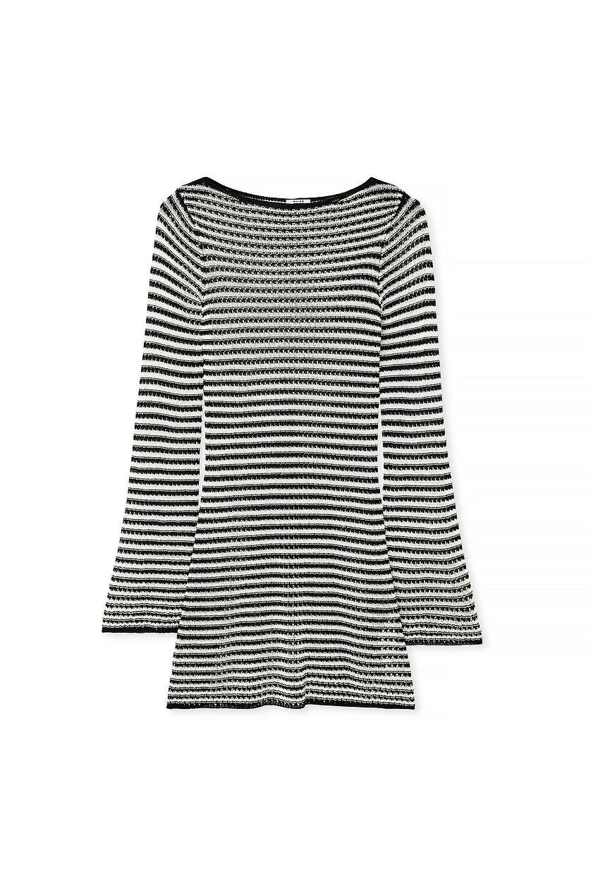 Striped Knitted Mini Dress Product Image