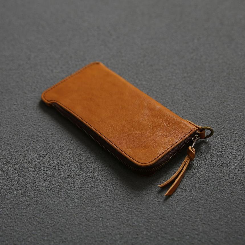 Genuine Leather Long Wallet Product Image