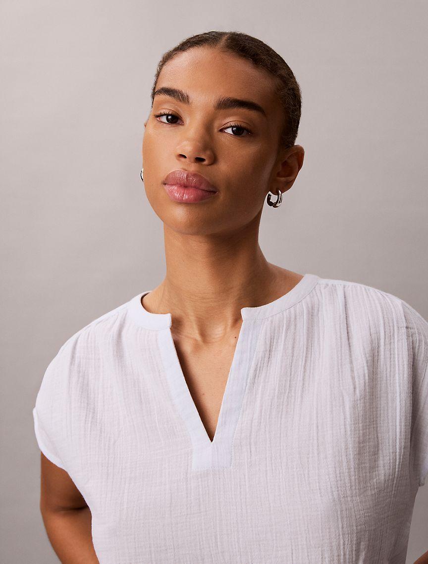 Double Gauze Relaxed T-Shirt Product Image