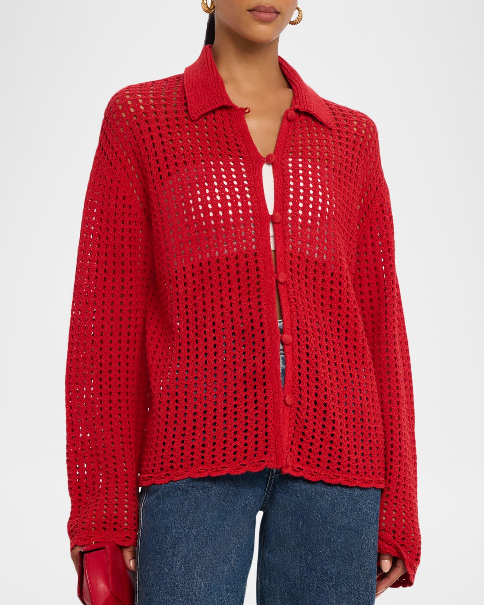 Khloe Crochet Cardigan Product Image