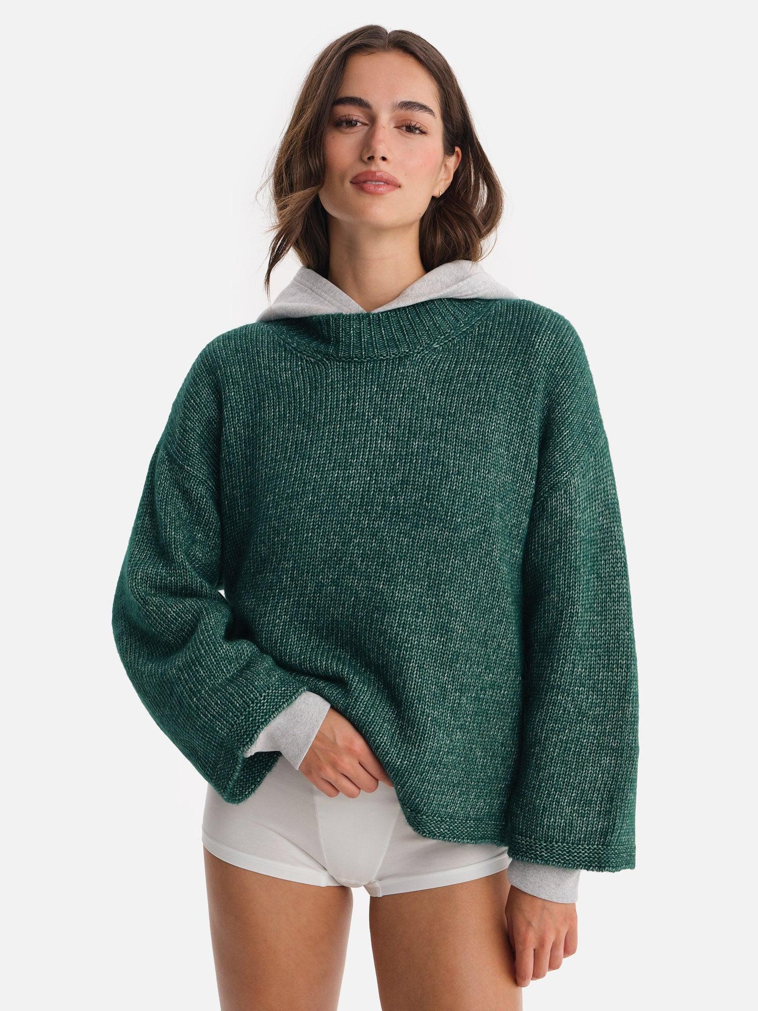 Luxe Alpaca Crewneck Pullover Female Product Image