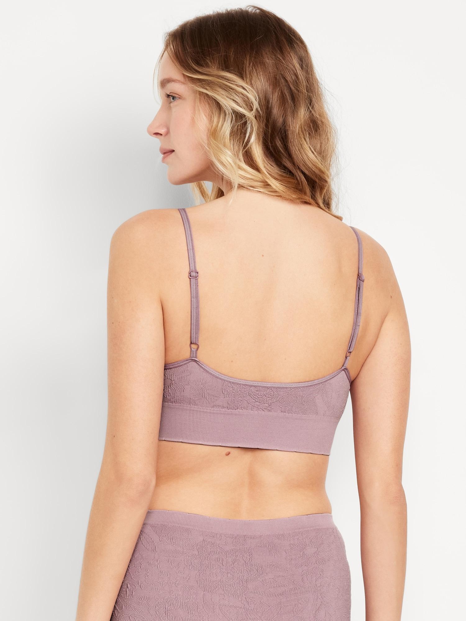 Seamless Lace Longline Bralette Product Image