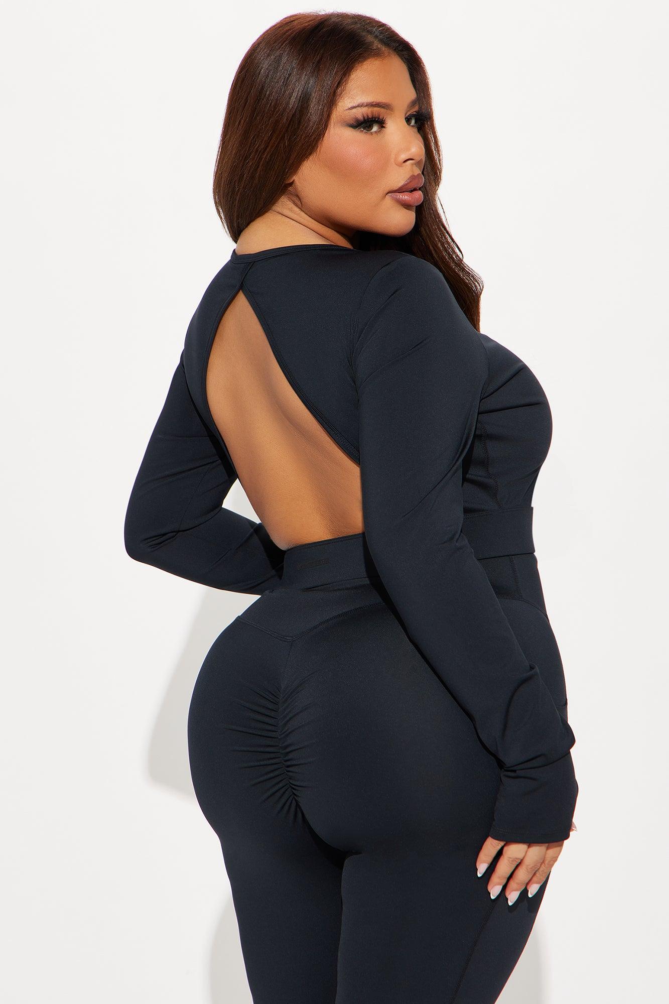 Spin Back Elevate Active Top - Black Product Image