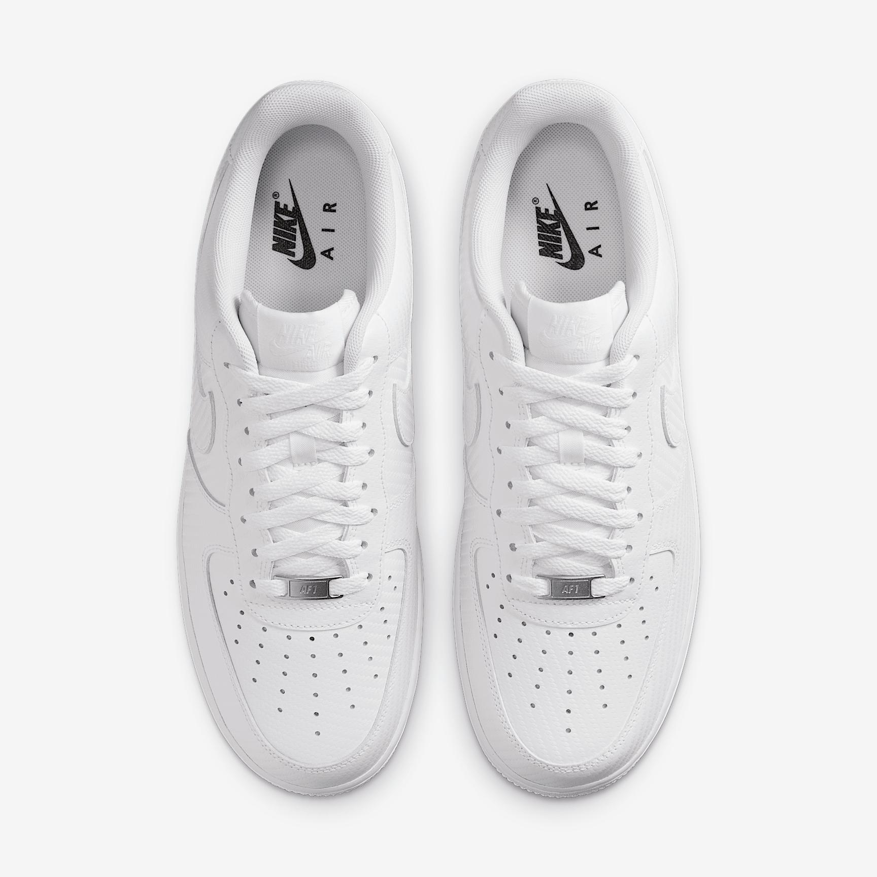 Nike Mens Nike Air Force 1 07 TWT - Mens Shoes White/White Product Image