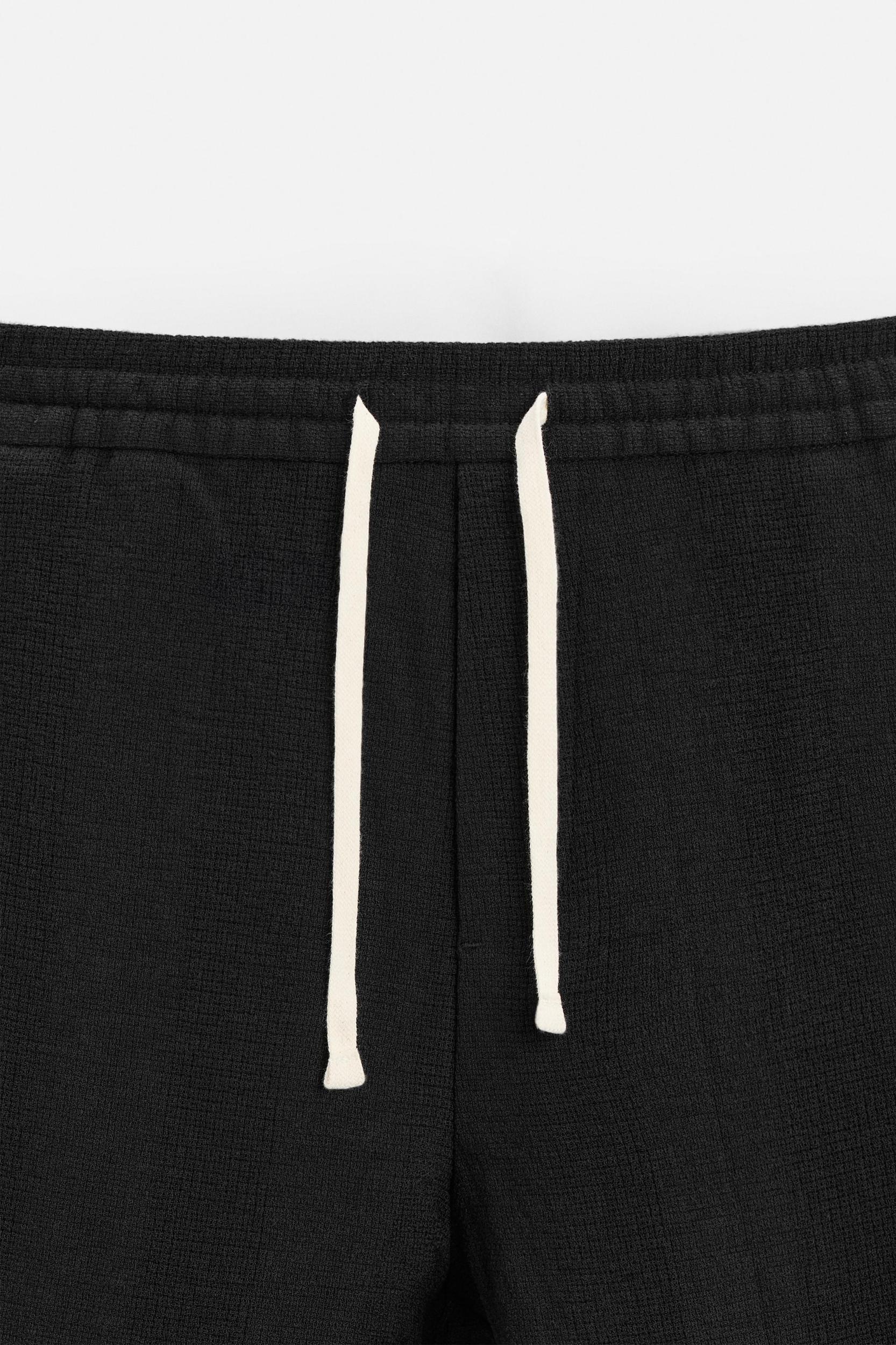 GEOMETRIC JACQUARD PANTS Product Image