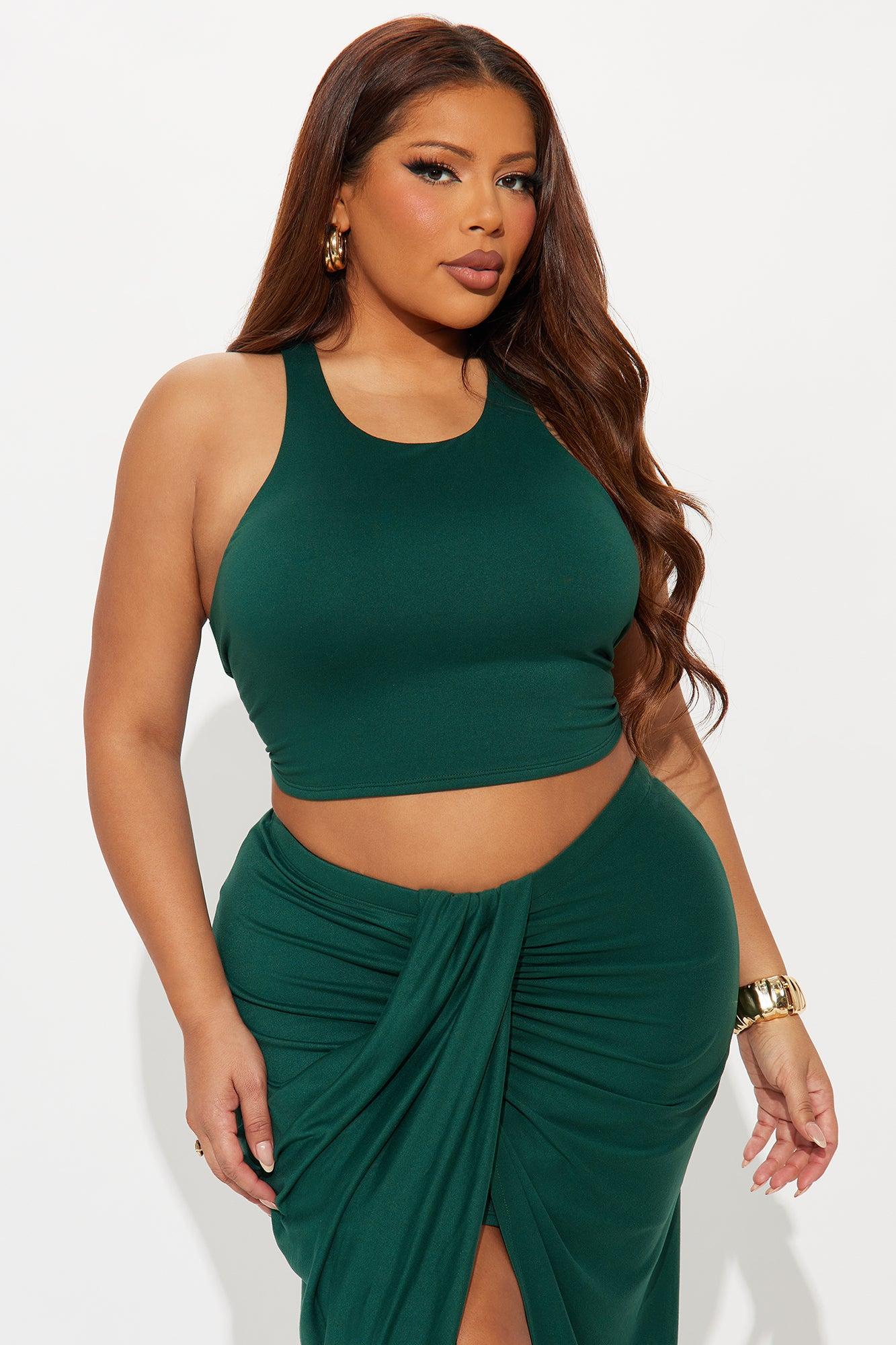 Lanie Maxi Skirt Set - Hunter Product Image