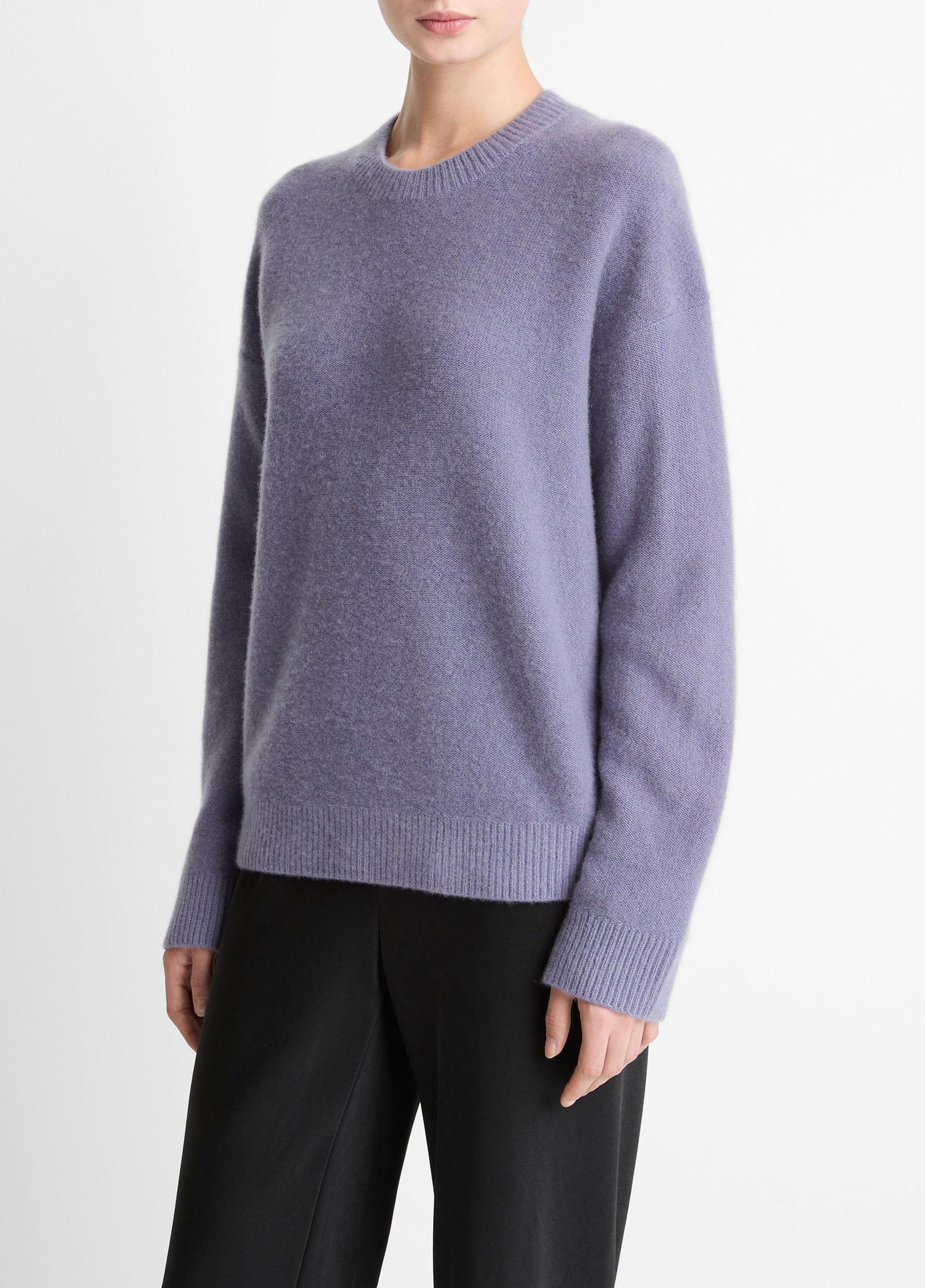 Plush Cashmere Crew Neck Sweater Product Image
