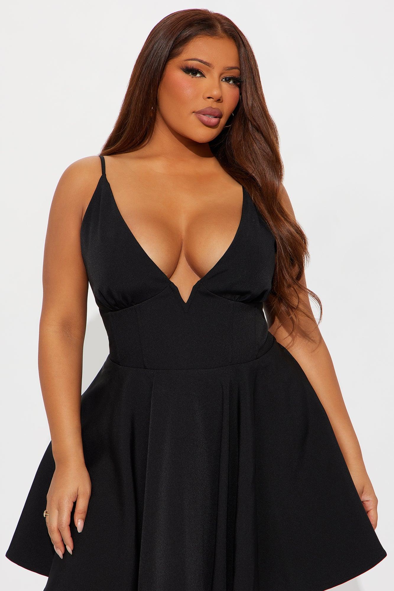 Astoria Corset Mini Dress - Black Female Product Image