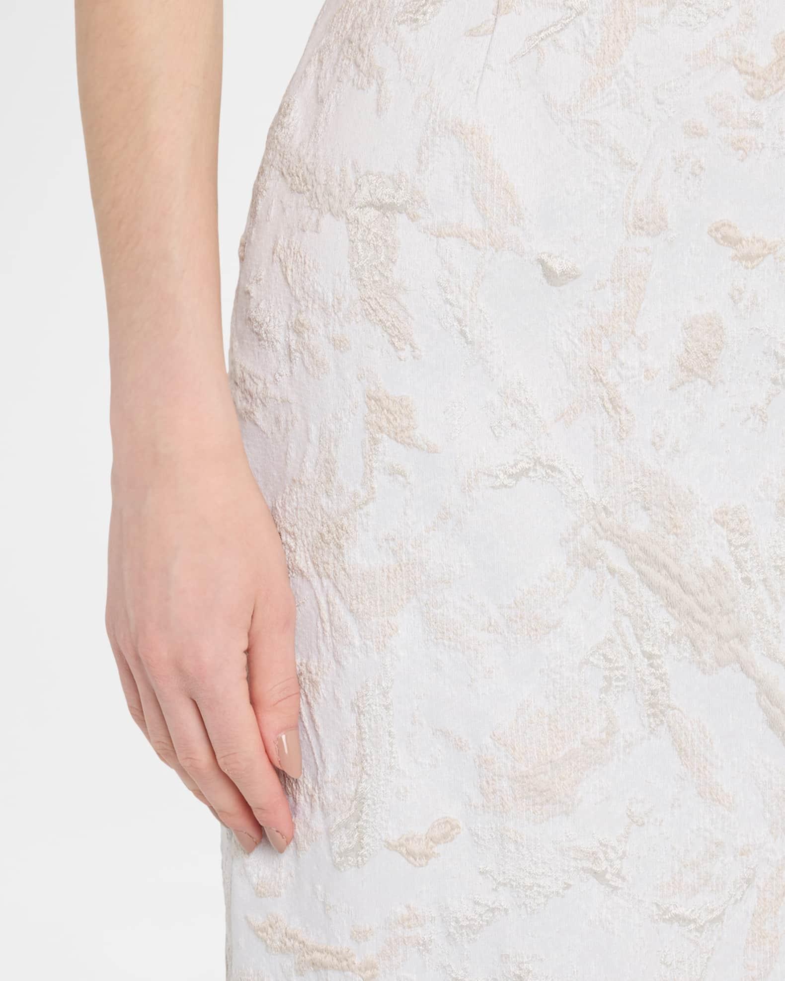 Straight Jacquard Midi Skirt Product Image