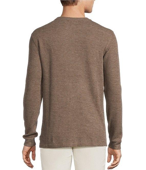 Rowm Long Sleeve Solid Ribbed Crew Shirt Product Image