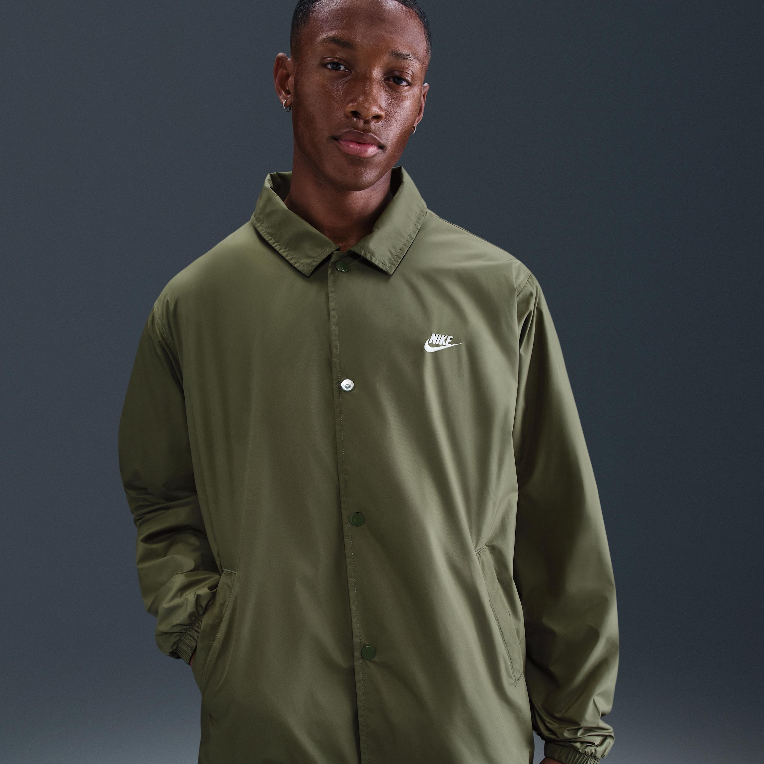 Nike Mens Club Coaches Jacket | FN3316-222 Product Image