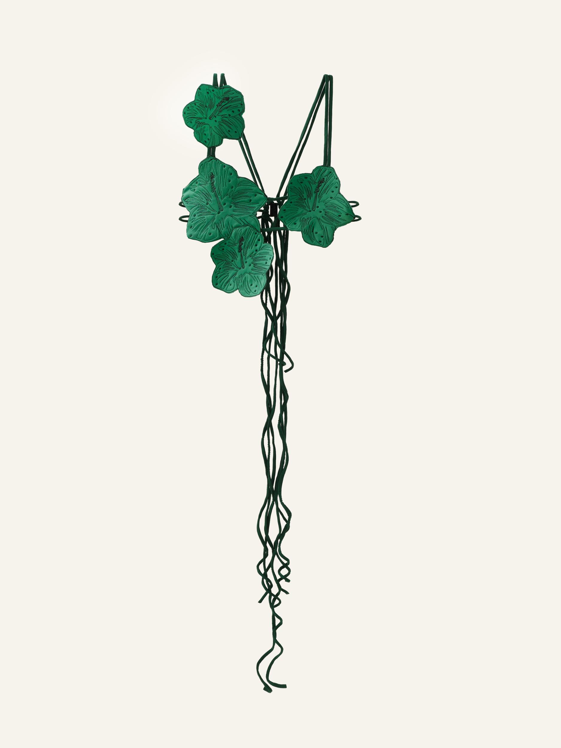 Bundle: Eden Bloom top in Green + Eden Bloom skort in Green Product Image