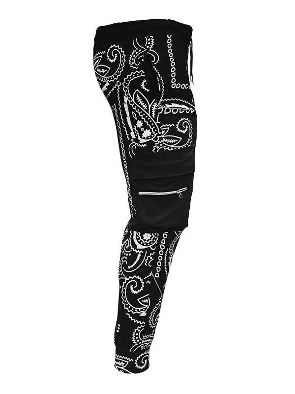 Men's Paisley Print Tapered Pants Product Image