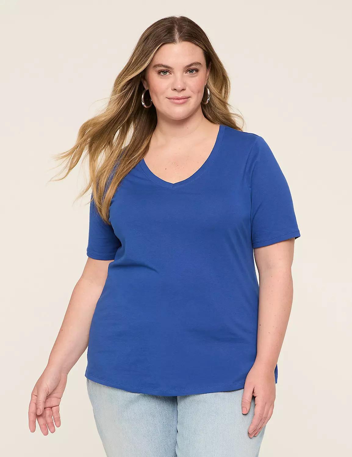 Perfect Sleeve V-Neck Tee Product Image