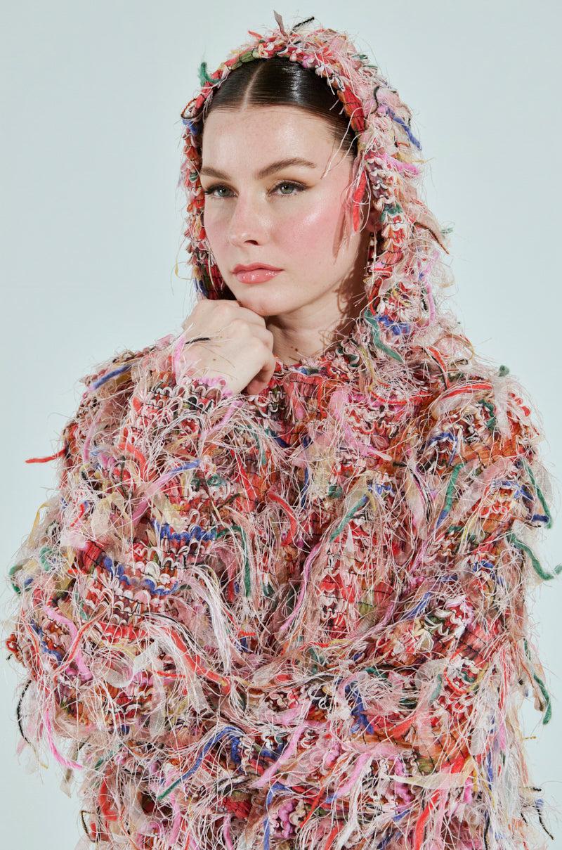 ALL OVER THE PLACE FRINGE SWEATSHIRT Product Image