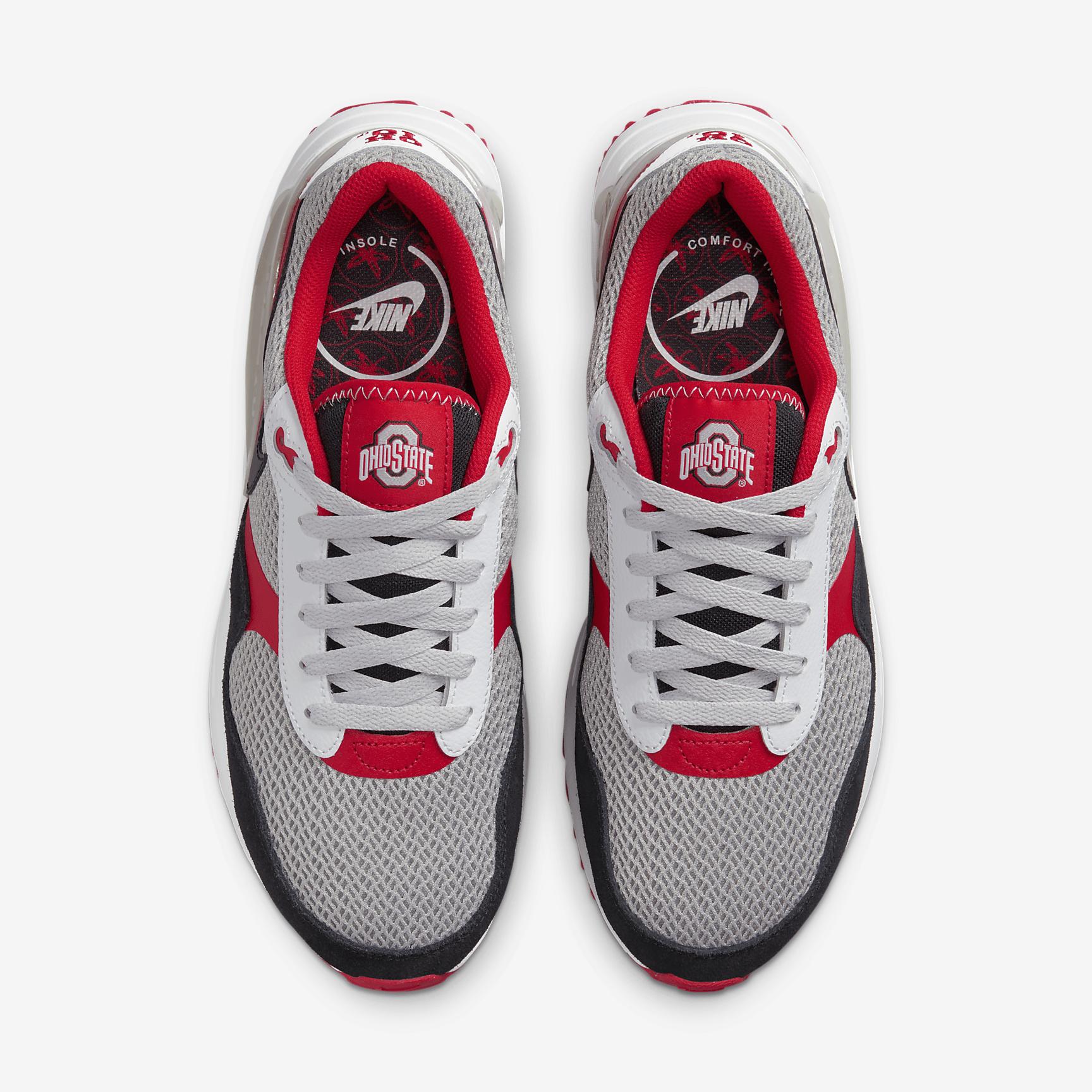 Nike College Air Max SYSTM (Ohio State) Men's Shoes Product Image
